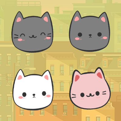 つなげてにゃんこパズル