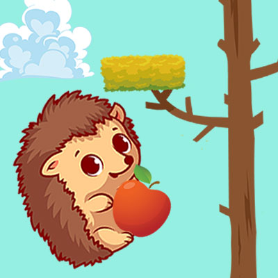 きのぼりハリネズミくん