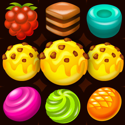 かわいいスイーツパズル
